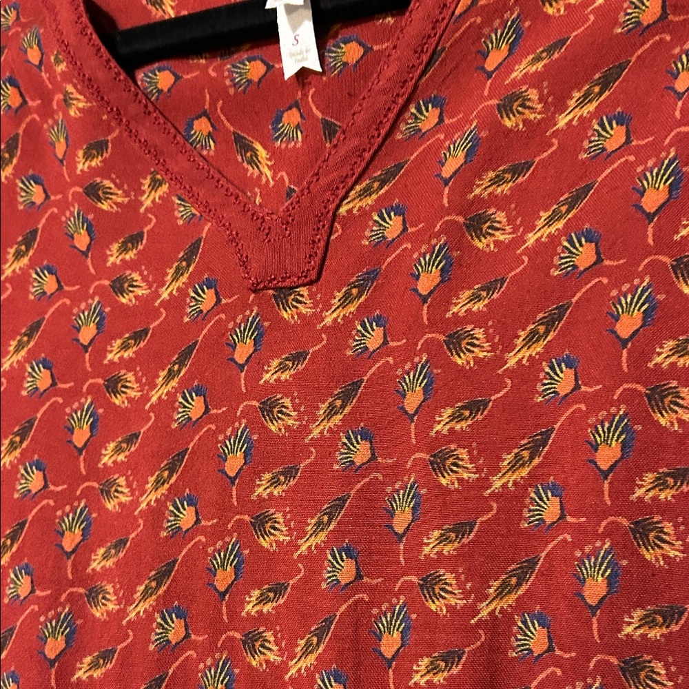 Mountain Khakis Red Floral Long Sleeve Dress - Picture 3 of 7